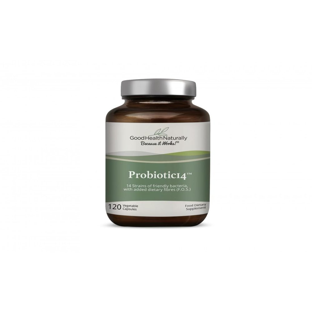 Probiotics 14 - Digestive Supplement, Gut Cleanse | 120 Capsules - Good Health Naturally