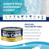 Safe Catch Wild Ahi Yellowfin Tuna Fish Canned, Wild Caught, Lowest Mercury, Lean Protein, Omega 3, Gluten-Free, Kosher, Pack of 6 view 2