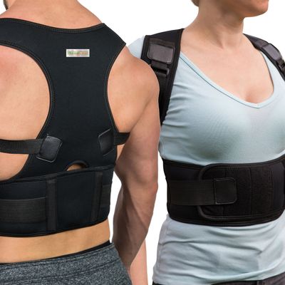 Good Life Body Ergonomic Posture Corrector for Back Pain Relief - Adjustable and Comfortable Brace for Men and Women - Wear Under Clothes - S/M Size