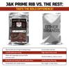 J&K Jerky Prime Rib Beef Jerky - Authentic American Made Slab Jerky for a Delicious Protein Snack - 7oz Big Bag of Jerky view 4