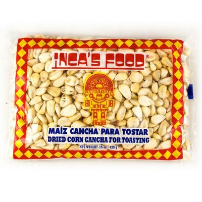 Inca's Food Maiz Cancha para Tostar - Peruvian Dried Corn for Toasting - 15 ounces