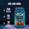 Vega Organic All-in-One Vegan Protein Powder, Chocolate - Superfood Ingredients, Vitamins for Immunity Support, Keto Friendly, Pea Protein for Women & Men, 1.6 lbs (Pack of 1) view 2