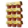Zee Zees Strawberry Banana Applesauce Cups, Naturally Flavored, 4 oz Cups, 24 pack view 1
