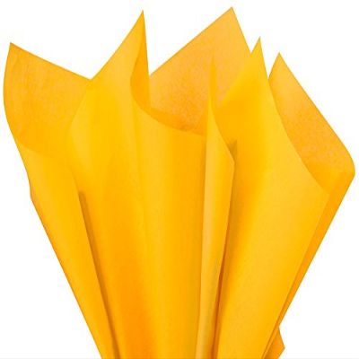 A1BakerySupplies(TM) Premium Quality Gift Wrap Color Tissue Paper - Preimum Quality Paper Made in USA 15 X 20 Inches - 225 Sheets per Pack (Goldenrod)