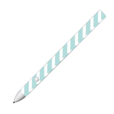 MightySkins Skin Compatible with Pixelbook Pen - Aqua Chevron | Protective, Durable, and Unique Vinyl Decal wrap Cover | Easy to Apply, Remove, and Change Styles | Made in The USA