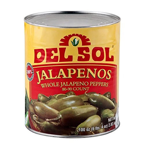 #10 Can Whole Jalapeno Peppers - 6/Case By TableTop King