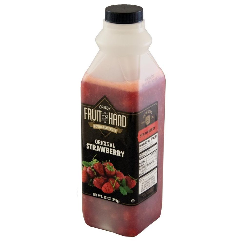 Fruit in Hand, Stawberry Pourable Fruit, 35 oz., (6 count)
