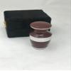 Keepsake Urn, Maroon Funeral Cremation urn, Ash Urn with Box -Small view 1