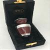 Keepsake Urn, Maroon Funeral Cremation urn, Ash Urn with Box -Small view 2