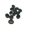 Windfulogo 12Pcs Small Hot Massage Stones Set Natural Lava Basalt Heated Warmer Stone for Spa Massage Black 1.18 x 1.57 in(3x4cm) view 1