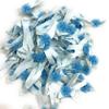 100 Light Blue BOWS - Flower Bow 3/4''x 1-3/4'' - cute Ribbon Bows Crafts Party Decoration - Satin BOW Ribbon Applique Embellishment view 1