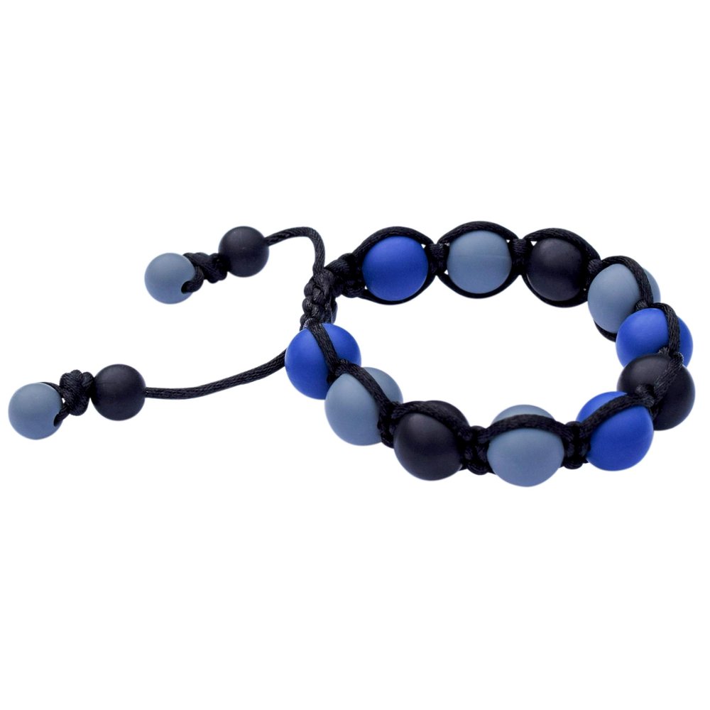 Munchables Chew Bracelet - Sensory Chew Jewelry by Munchables Navy (Small)