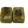 2 Citrine Mini Cube Tower Busters Crystal Orgone Many Beautiful Ingredients!! (Citrine) view 1