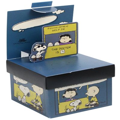 APJ Snoopy Gift Box, Surprise Box, M, Blue, 1000083794