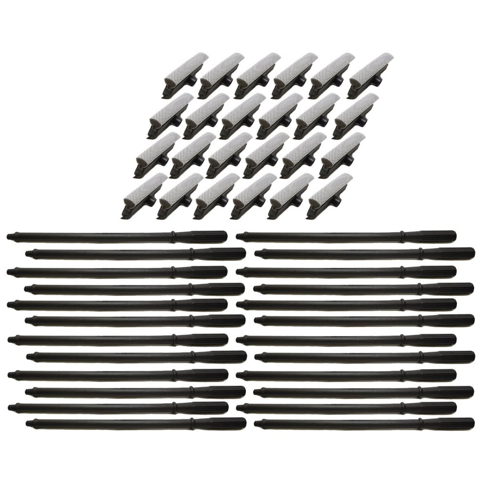 Mallory WS2024U-24 Squeegee Head and Handle - 24 Pack