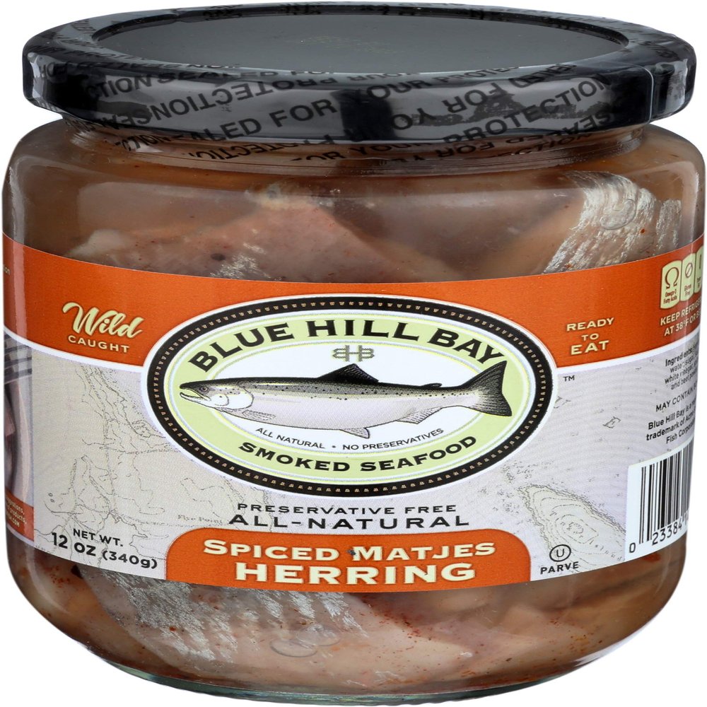 BLUE HILL BAY Spiced Matjes Herring, 12 OZ