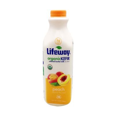 Lifeway, Kefir Peach Low Fat Organic, 32 Fl Oz