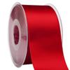 Morex Ribbon 03550/25-322 DF Swiss Satin Ribbon 2" X 27 YD Red Ribbon for Gift Wrapping, Birthday Gift Cards, Satin Dress for Women, Silk Ribbons for Crafts, Wedding Gifts for Couple view 1