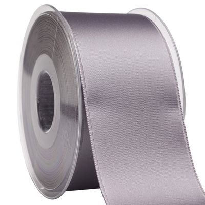 Morex Ribbon 03550/25-439 DF Swiss Satin Ribbon 2" X 27 YD Misty Mauve Ribbon for Gift Wrapping, Birthday Gift Cards, Satin Dress for Women, Silk Ribbons for Crafts, Wedding Gifts for Couple