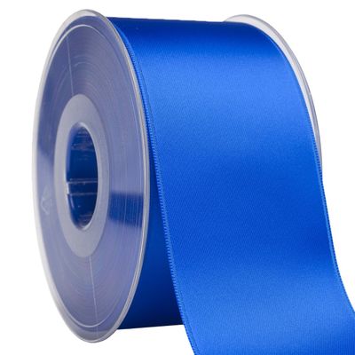 Morex Ribbon 03550/25-089 DF Swiss Satin Ribbon 2" X 27 YD Surfside Blue Ribbon for Gift Wrapping, Birthday Gift Cards, Satin Dress for Women, Silk Ribbons for Crafts, Wedding Gifts for Couple