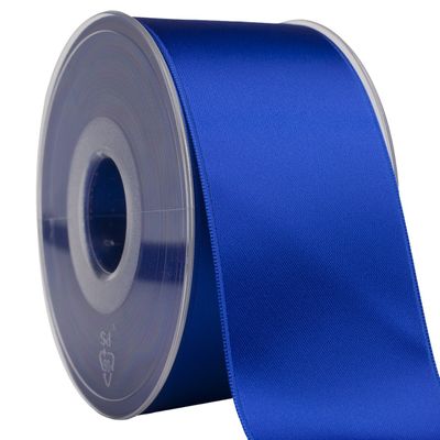 Morex Ribbon 03550/25-040 DF Swiss Satin Ribbon 2" X 27 YD Royal Ribbon for Gift Wrapping, Birthday Gift Cards, Satin Dress for Women, Silk Ribbons for Crafts, Wedding Gifts for Couple