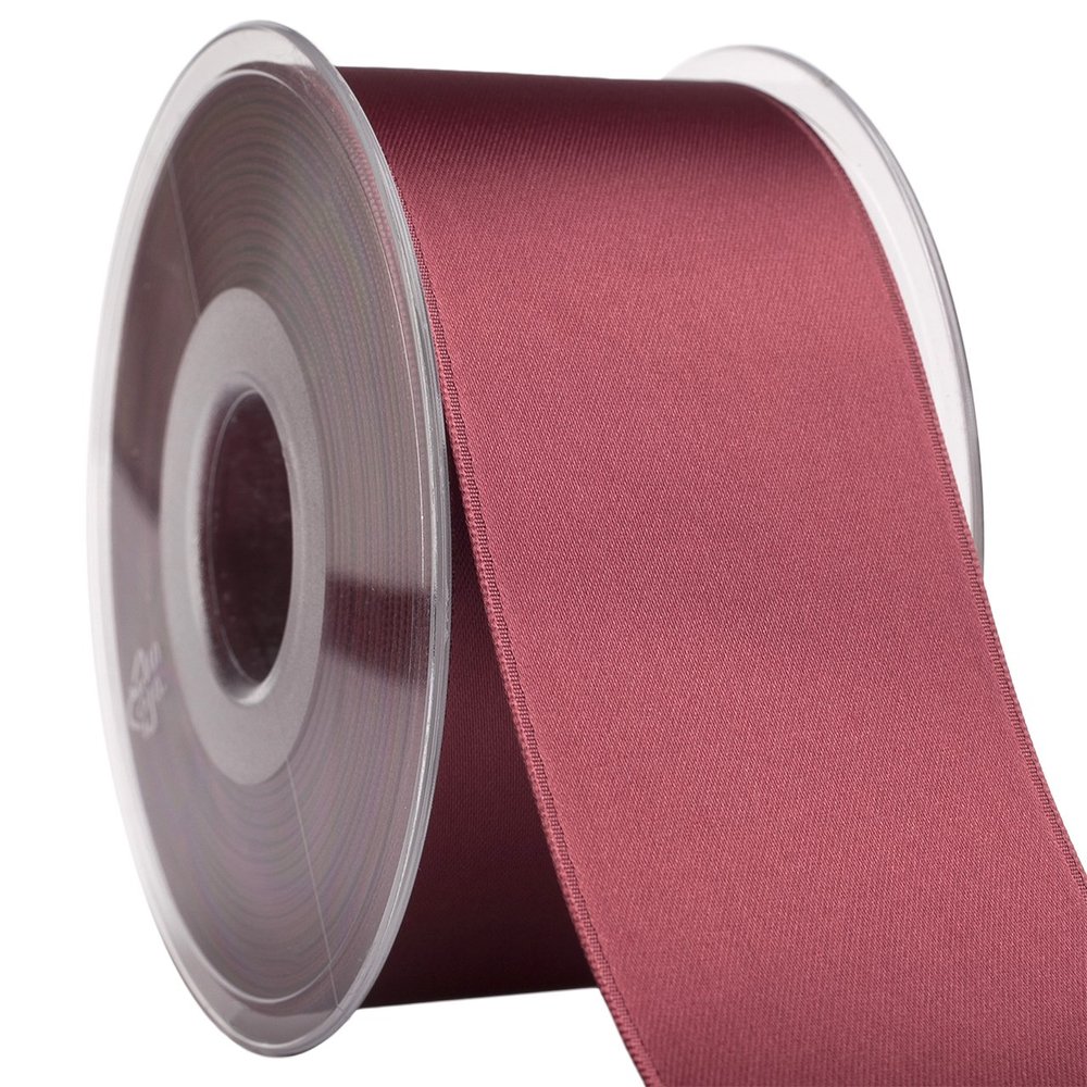 Morex Ribbon 03550/25-267 DF Swiss Satin Ribbon 2" X 27 YD Victorian Rose Ribbon for Gift Wrapping, Birthday Gift Cards, Satin Dress for Women, Silk Ribbons for Crafts, Wedding Gifts for Couple