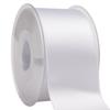 Morex Ribbon 03550/25-401 DF Swiss Satin Ribbon 2" X 27 YD White Ribbon for Gift Wrapping, Birthday Gift Cards, Satin Dress for Women, Silk Ribbons for Crafts, Wedding Gifts for Couple view 1