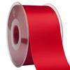Morex Ribbon 03550/25-025 DF Swiss Satin Ribbon 2" X 27 YD Flame Red Ribbon for Gift Wrapping, Birthday Gift Cards, Satin Dress for Women, Silk Ribbons for Crafts, Wedding Gifts for Couple view 1