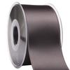 Morex Ribbon 03550/25-715 DF Swiss Satin Ribbon 2" X 27 YD Dark Grey Ribbon for Gift Wrapping, Birthday Gift Cards, Satin Dress for Women, Silk Ribbons for Crafts, Wedding Gifts for Couple view 1