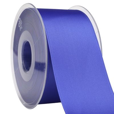 Morex Ribbon 03550/25-096 DF Swiss Satin Ribbon 2" X 27 YD Periwinkle Ribbon for Gift Wrapping, Birthday Gift Cards, Satin Dress for Women, Silk Ribbons for Crafts, Wedding Gifts for Couple