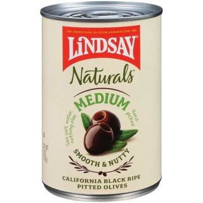 PACK OF 12 - Lindsay Naturals Black Ripe Olives 6 Oz Pull-Top Can