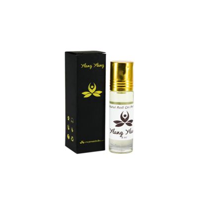 incensesticks.com Ylang Ylang Roll on Perfume - 8 ml Bottle - Sweet, Floral, and Exotic Aroma - 100% Natural Essential Oil - Ideal for Uplifting and Relaxation