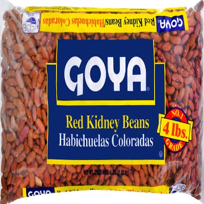 Goya Foods Red Kidney Beans, Dry, 4 Pound