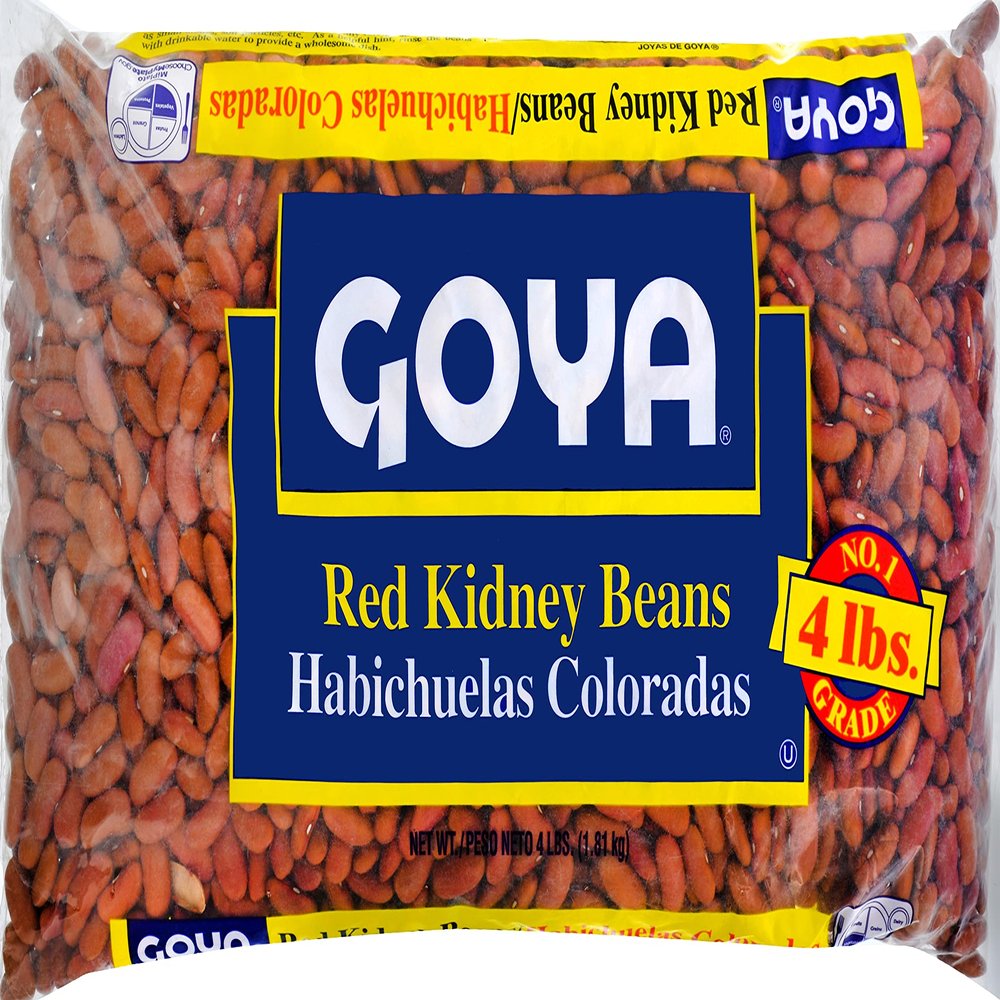 Goya Foods Red Kidney Beans, Dry, 4 Pound