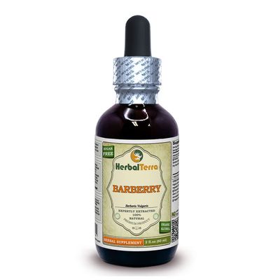 Herbal Terra LLC Barberry (Berberis Vulgaris) Tincture, Organic Dried Root Bark Liquid Extract 2 oz