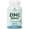 PurePremium Natural Zinc 50mg Supplements for Men/Women - GMP-Certified High Potency Vitamin Zinc Citrate/Oxide for Adults, Immune Antioxidant, Energy Support - 100 Tablets view 1