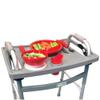 Essential Medical Supply Molded Walker Tray with Cup Holder - Perfect for Mobility and Transport, Fits Most Walkers and Provides Convenient Tray for Almost Any Folding Walker view 1