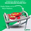 Essential Medical Supply Molded Walker Tray with Cup Holder - Perfect for Mobility and Transport, Fits Most Walkers and Provides Convenient Tray for Almost Any Folding Walker view 3