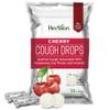 HERBION Naturals Cough Drops with Natural Cherry Flavor, Dietary Supplement, Soothes Cough, for Adults and Children Over 6 Years, 25 Drops, No Artificial Flavor, Pack of 1