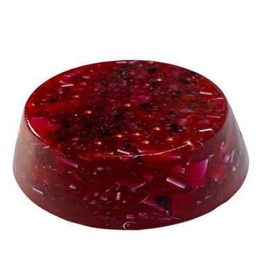 Transparent Red Tower Buster Orgone Generator Energy Accumulator 7.83Hz/432Hz/528Hz/Advance Harmonics Many Beautiful Ingredients and Colors!! (Tower Buster, Transparent Red)