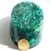 Transparent Green Tower Buster Orgone Generator Energy Accumulator 7.83Hz/432Hz/528Hz/Advance Harmonics Many Beautiful Ingredients and Colors!! (Tower Buster, Transparent Green) view 3