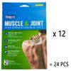 24 x Pain Relieving Patches External Arthritis Muscle Joint Back Aches Relief view 3