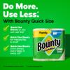 Bounty Paper Towels Quick Size, White, 16 Family Rolls = 40 Regular Rolls view 2