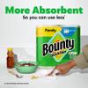 Bounty Paper Towels Quick Size, White, 16 Family Rolls = 40 Regular Rolls view 4