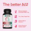 Zhou Methyl B12 - Methyl B-12 Supplement for Women & Men, Vitamin B12 5000 mcg, Vegan Friendly, Cellular Energy and Nerve Function Support, Methylcobalamin - 60 Micro Lozenges view 3