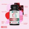 Zhou Methyl B12 - Methyl B-12 Supplement for Women & Men, Vitamin B12 5000 mcg, Vegan Friendly, Cellular Energy and Nerve Function Support, Methylcobalamin - 60 Micro Lozenges view 4