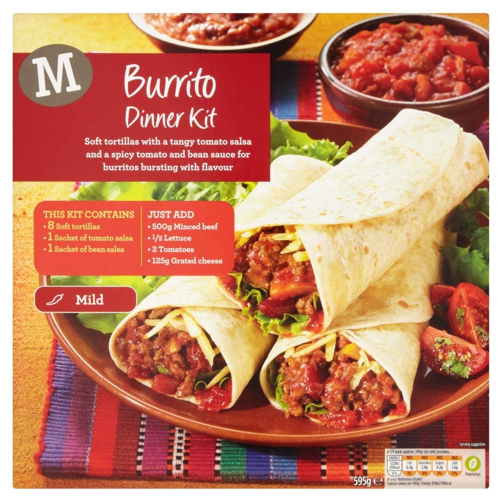 Morrisons Burrito Kit 595g
