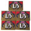 1.5 JOB Rolling Papers, 5 Pack Bundle, 120 Paper Leaves Total view 1