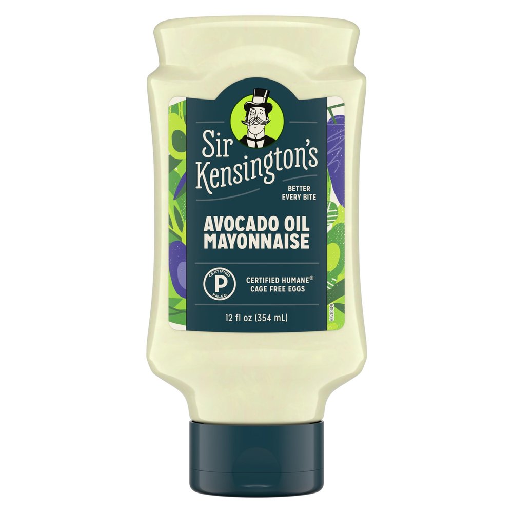 Sir Kensington's Mayonnaise Avocado Oil Mayo Keto Diet & Paleo Diet Certified Gluten Free & Non-GMO Project Verified Condiment 12 oz