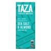 Taza Chocolate Organic Amaze Bar 80% Stone Ground, Sea Salt Almond, 2.5 Ounce (10 Count), Vegan view 2
